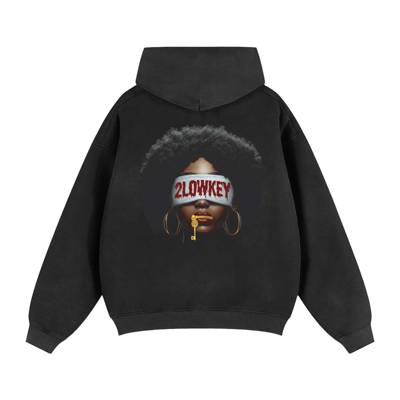 Sunfade Two-way Zipper Boxy Hoodie